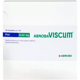 ABNOBAVISCUM Ampoules de Pini 0,02 mg, 48 pièces