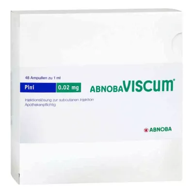 Abnobaviscum Pini 0,02 mg ampoules (48 pièces)