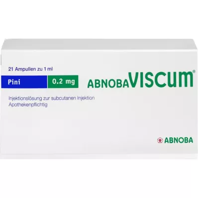 ABNOBAVISCUM Ampoules de Pini 0,2 mg, 21 pièces