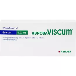 ABNOBAVISCUM Ampoules de Quercus 0,02 mg, 8 pièces