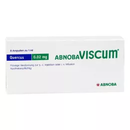 ABNOBAVISCUM Ampoules de Quercus 0,02 mg, 8 pièces