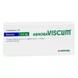 ABNOBAVISCUM Ampoules de Quercus 0,2 mg, 8 pièces