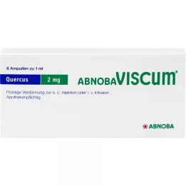 ABNOBAVISCUM Quercus 2 mg ampoules, 8 pcs