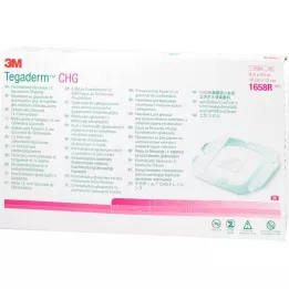 TEGADERM 3M CHG Bande de fixation I.V. 10x12 cm 1658R, 25 pces