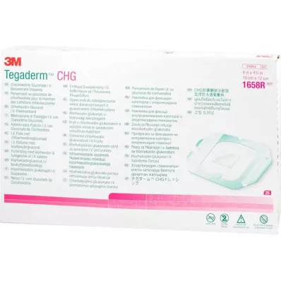 Tegaderm 3M Chg i.v. Ruban de fixation 10x12cm 1658R, 25 pcs
