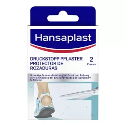 HANSAPLAST Butée de pression transparente, 2 pièces