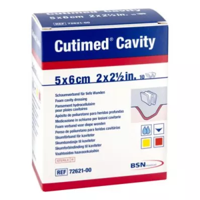 Connecteur en mousse Cutimed Cavity 5x6cm non adhésif (10 pièces)