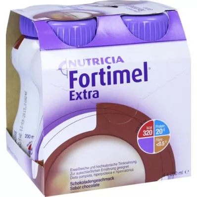 FORTIMEL Extra goût chocolat, 4X200 ml