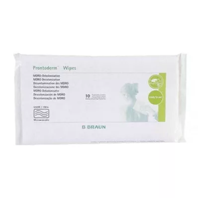 PRONTODERM Lingettes jetables.MRSA Décolonisation, 10 pces PRONTODERM Lingettes jetables.MRSA Décolonisation, 10 pces