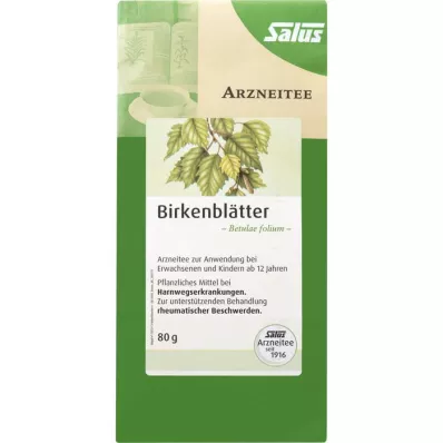 BIRKENBLÄTTER Thé bio Betulae folium Salus, 80 g