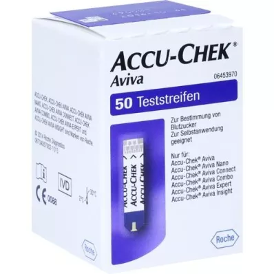 ACCU-CHEK Bandelettes de test Aviva Plasma II, 1X50 pc