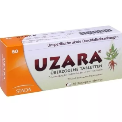 UZARA 40 mg Comprimés enrobés, 50 pces