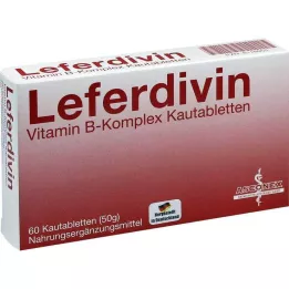 LEFERDIVIN Complexe de vitamines B à croquer, 60 comprimés