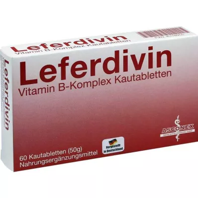 Comprimé à croquer complexe Leferdivin Vitamine B, 60 pc