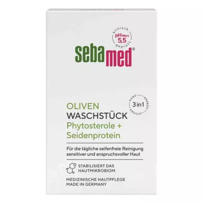 SEBAMED Pain de toilette sans savon Olive, 150 g