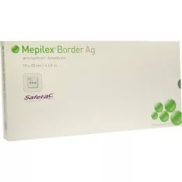 MEPILEX Border Ag pansement mousse 10x20 cm stérile, 5 pces