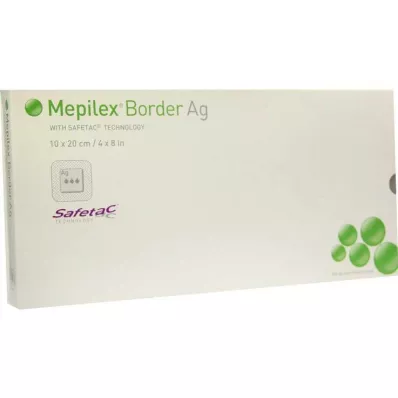 Mepilex Border AG Bandage 10x20cm, 5 pc
