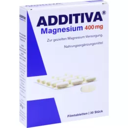 ADDITIVA Magnésium 400 mg comprimés pelliculés, 30 comprimés
