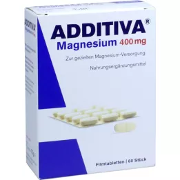 ADDITIVA Magnésium 400 mg comprimés pelliculés, 60 comprimés