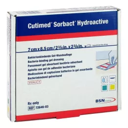 CUTIMED Compresses hydroactives Sorbact 7x8,5 cm, 10 pces