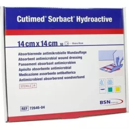 CUTIMED Compresses hydroactives Sorbact 14x14 cm, 10 pces