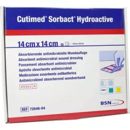 CUTIMED Compresses hydroactives Sorbact 14x14 cm, 10 pces
