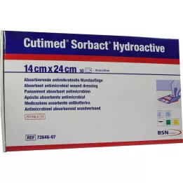 CUTIMED Compresses hydroactives Sorbact 14x24 cm, 10 pces