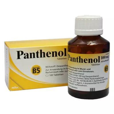 PANTHENOL 100 mg Jenapharm comprimés, 100 pc