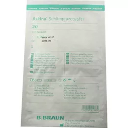 ASKINA Tampon de gaze en forme de prune, stérile, 20 pces