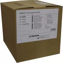 ASKINA Tampon de gaze en forme de prune, non stérile, 2X500 pces