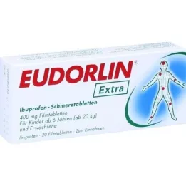 EUDORLIN extra Ibuprofène, 20 comprimés contre la douleur
