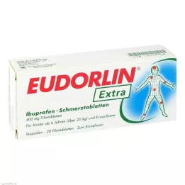 EUDORLIN extra Ibuprofène, 20 comprimés contre la douleur
