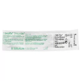 VASOFIX Aiguille brune 18 G 33 mm vert/blanc, 1 pc