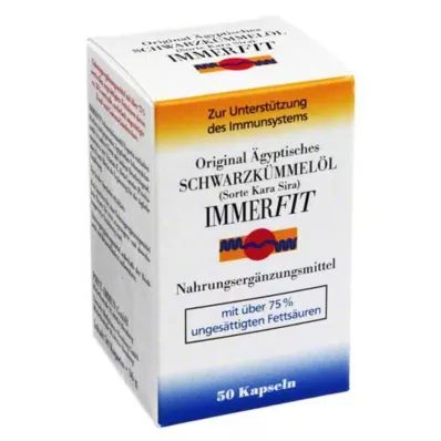 SCHWARZKÜMMELÖL Capsules Immerfit, 50 pc