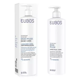 EUBOS FLÜSSIG bleu non parfumé avec doseur, 400 ml