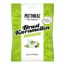 PECTORAL Caramels pectoraux sans sucre, sachet de 60 g