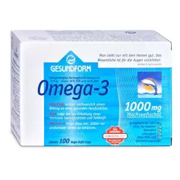 GESUNDFORM Gélules Oméga-3 1.000 mg Vega Soft, 100 gélules