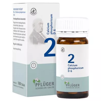 Biochimie Pflueger 2 Calcium phosphoricum D 6 comprimés, 100 pc