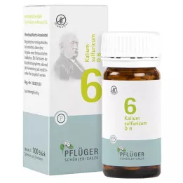 BIOCHEMIE Pflüger 6 Kalium sulfuricum D 6, 100 comprimés