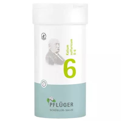 BIOCHEMIE Pflüger 6 Kalium sulfuricum D 6, 400 comprimés BIOCHEMIE Pflüger 6 Kalium sulfuricum D 6, 400 comprimés