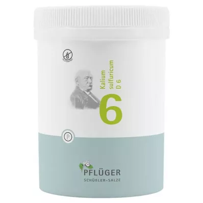 Biochimie Pflueger 6 Kalium sulfuricum D 6 comprimés, 1000 pc