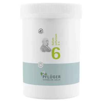 Biochimie Pflueger 6 Kalium sulfuricum D 6 comprimés, 4000 pc