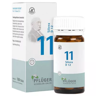 BIOCHEMIE Pflüger 11 Silicea D 12 comprimés, 100 pc