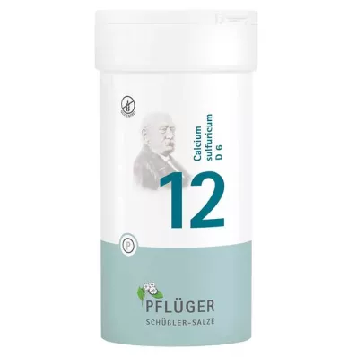 Biochimie Pflueger 12 Calcium sulfuricum D 6 comprimés, 400 pc Biochimie Pflueger 12 Calcium sulfuricum D 6 comprimés, 400 pc