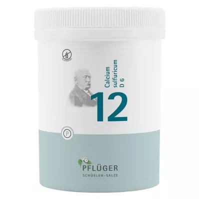 BIOCHEMIE Pflüger 12 Calcium sulfuricum D 6, 1000 comprimés BIOCHEMIE Pflüger 12 Calcium sulfuricum D 6, 1000 comprimés