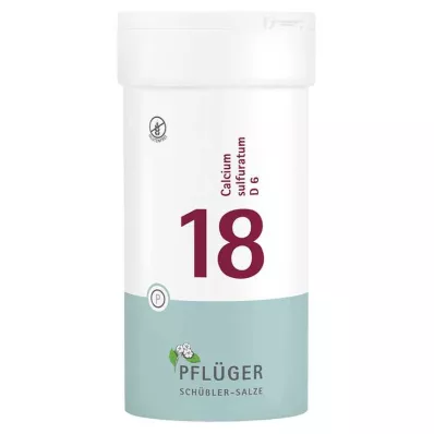 BIOCHEMIE Pflüger 18 Calcium sulfuratum D 6, 400 comprimés BIOCHEMIE Pflüger 18 Calcium sulfuratum D 6, 400 comprimés