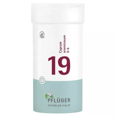 Biochimie Pflueger 19 Cuprum arsenicosum D 6 comprimés, 400 pc