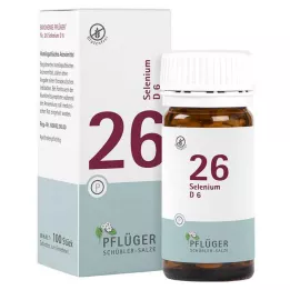 BIOCHEMIE Pflüger 26 Sélénium D 6 comprimés, 100 pc