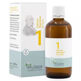 BIOCHEMIE Pflüger 1 Calcium fluoratum D 12 gouttes, 100 ml