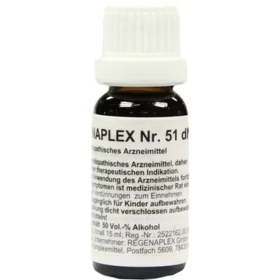 REGENAPLEX Nr.51 dN gouttes, 15 ml